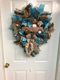 Farmhouse Leopard Print Truck Wreath