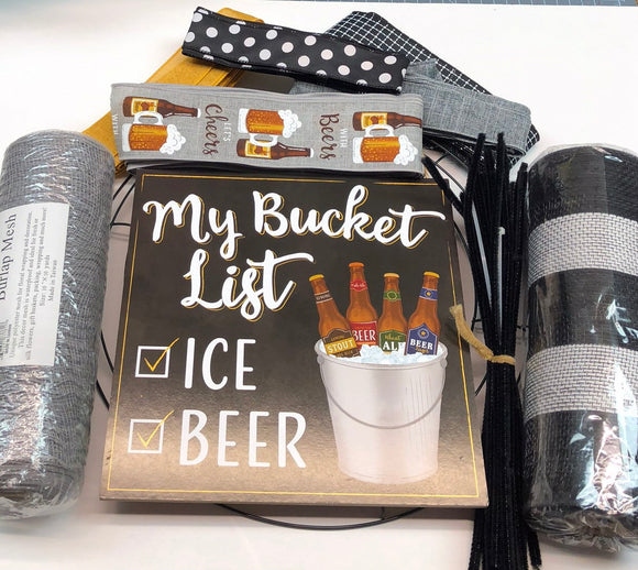 Sue’s Beer Bucket List Wreath Kit