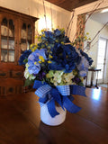 Floral Arrangement,Blue Hydrangea