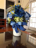 Floral Arrangement,Blue Hydrangea