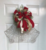 Holiday Red Bell Door Hanger