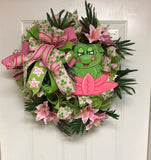 Spring Frog Wreath