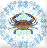 Sign Nautical Blue Crab