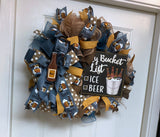 Beer Wreath, Man Cave Wreath