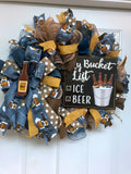 Beer Wreath, Man Cave Wreath