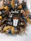 Beer Wreath, Man Cave Wreath