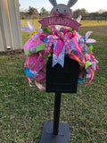 Easter Rabbit Mailbox Swag