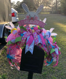 Easter Rabbit Mailbox Swag