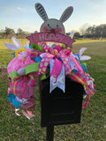 Easter Rabbit Mailbox Swag