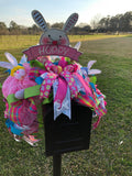 Easter Rabbit Mailbox Swag