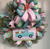 Easter Truck Wreath