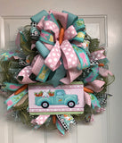 Easter Truck Wreath