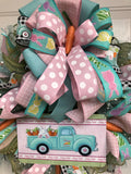 Easter Truck Wreath