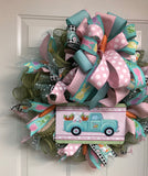 Easter Truck Wreath