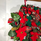 Poinsettia Wreath