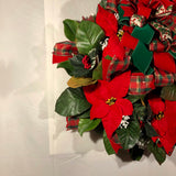 Poinsettia Wreath