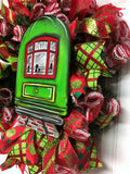 New Orleans Street Car Christmas Wreath