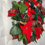 Poinsettia Wreath