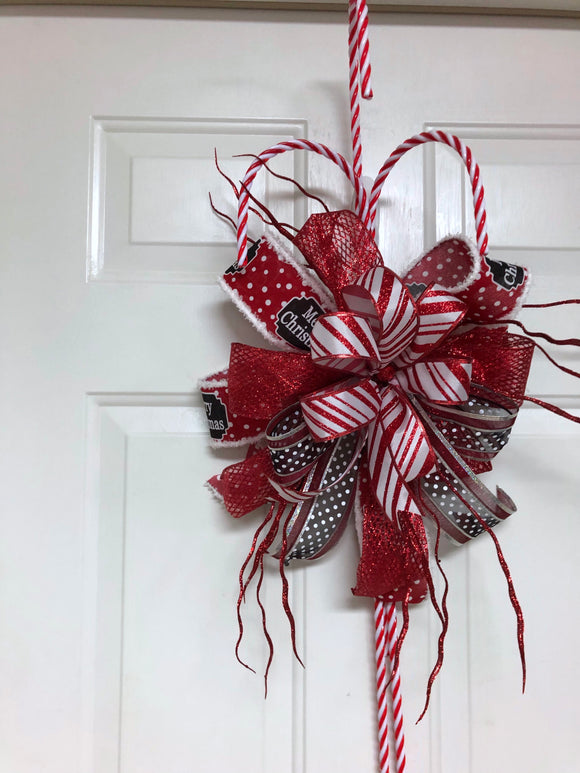 Candy Cane Door Hanger