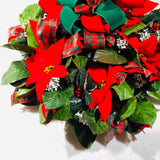 Poinsettia Wreath