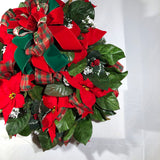 Poinsettia Wreath