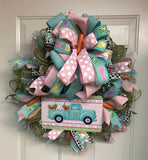 Easter Truck Wreath