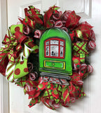 New Orleans Street Car Christmas Wreath